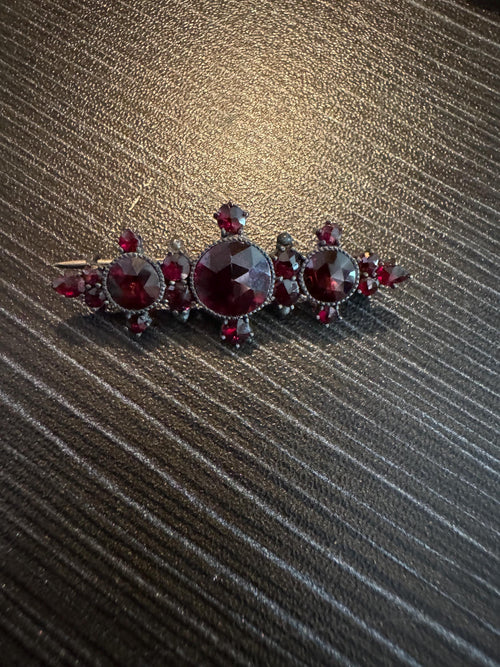 Antique Bohemian Garnet Brooch/Pin.