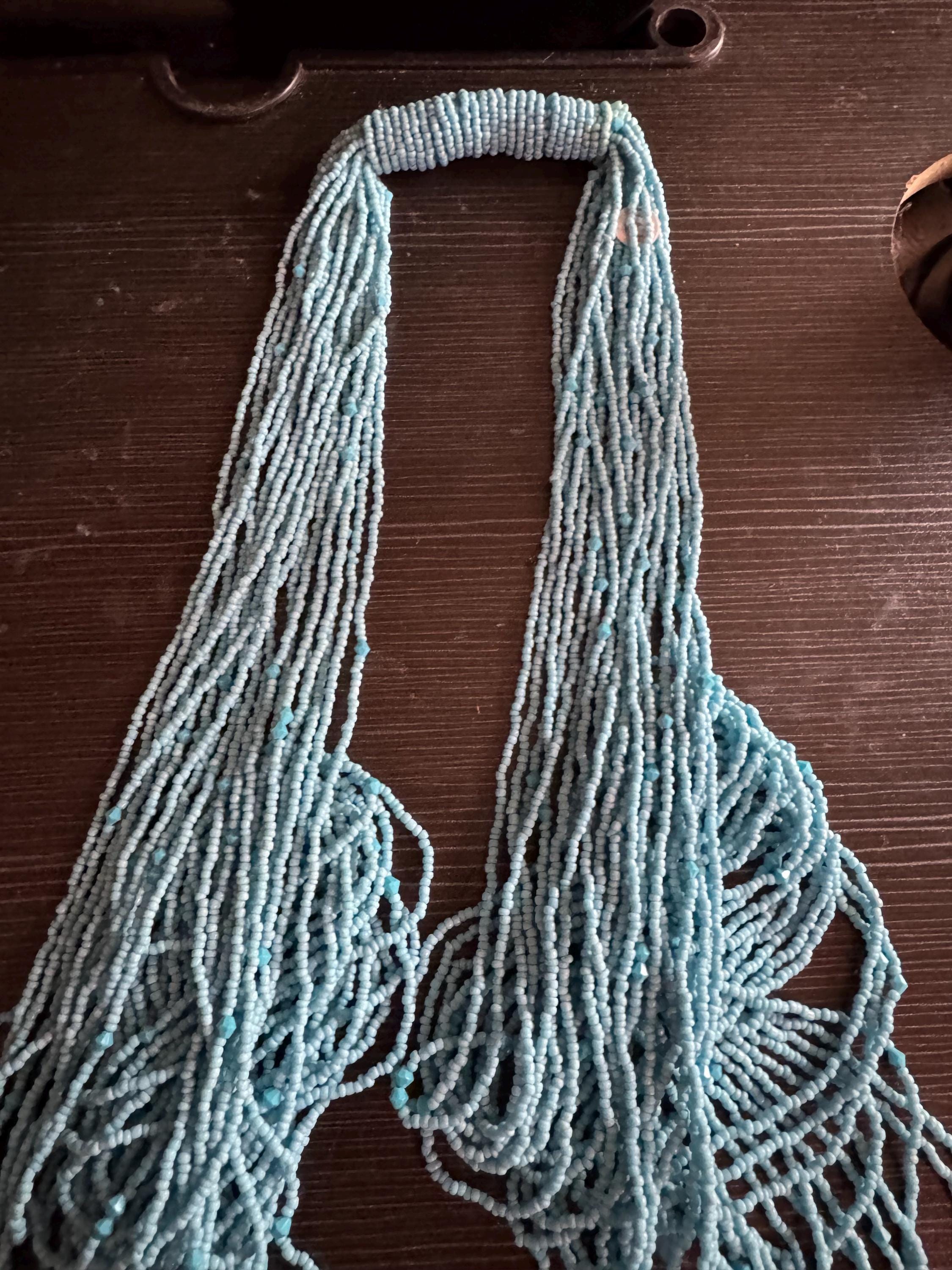 Beautiful Beaded Necklace/Scarf.