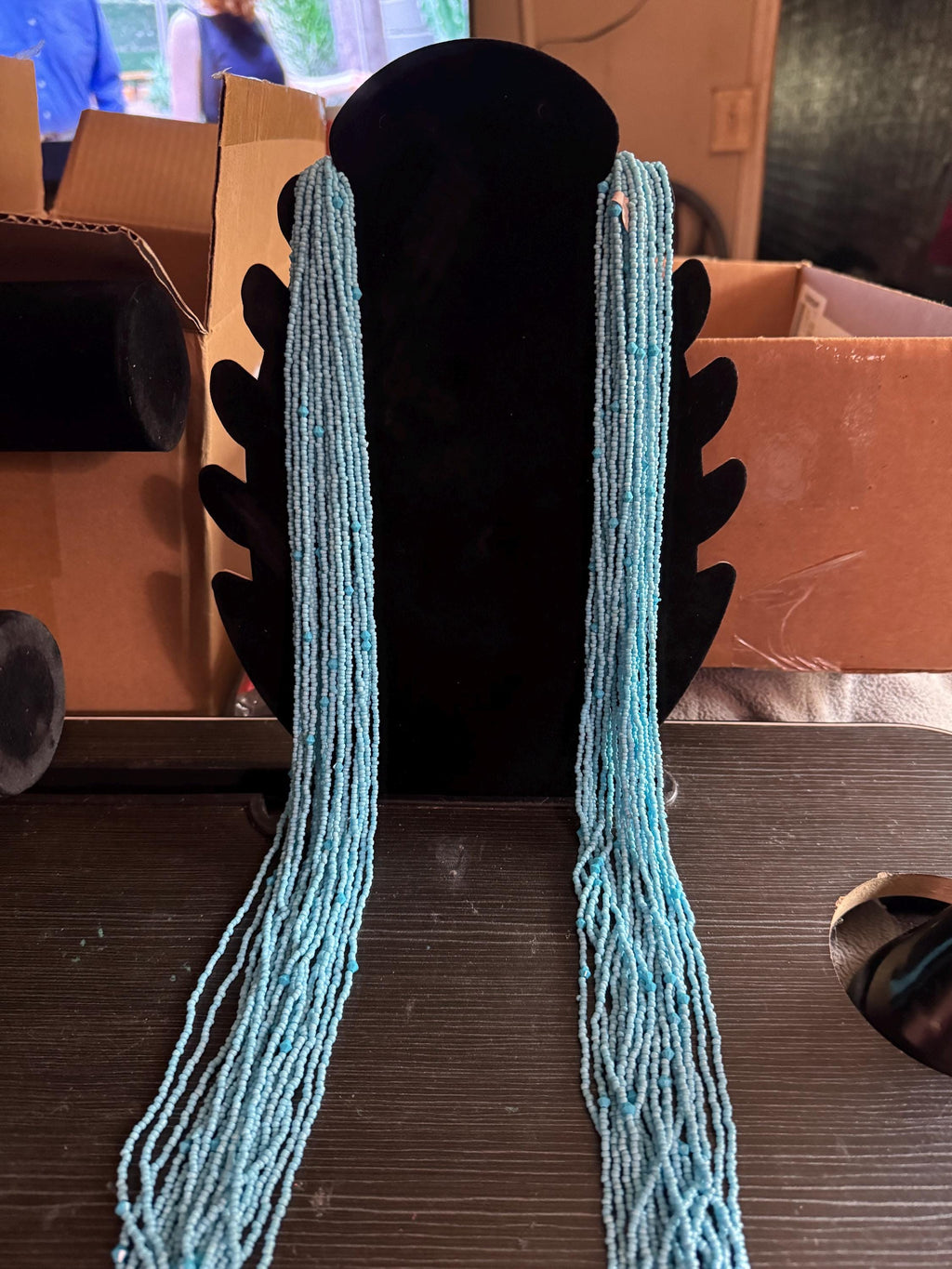 Beautiful Beaded Necklace/Scarf.