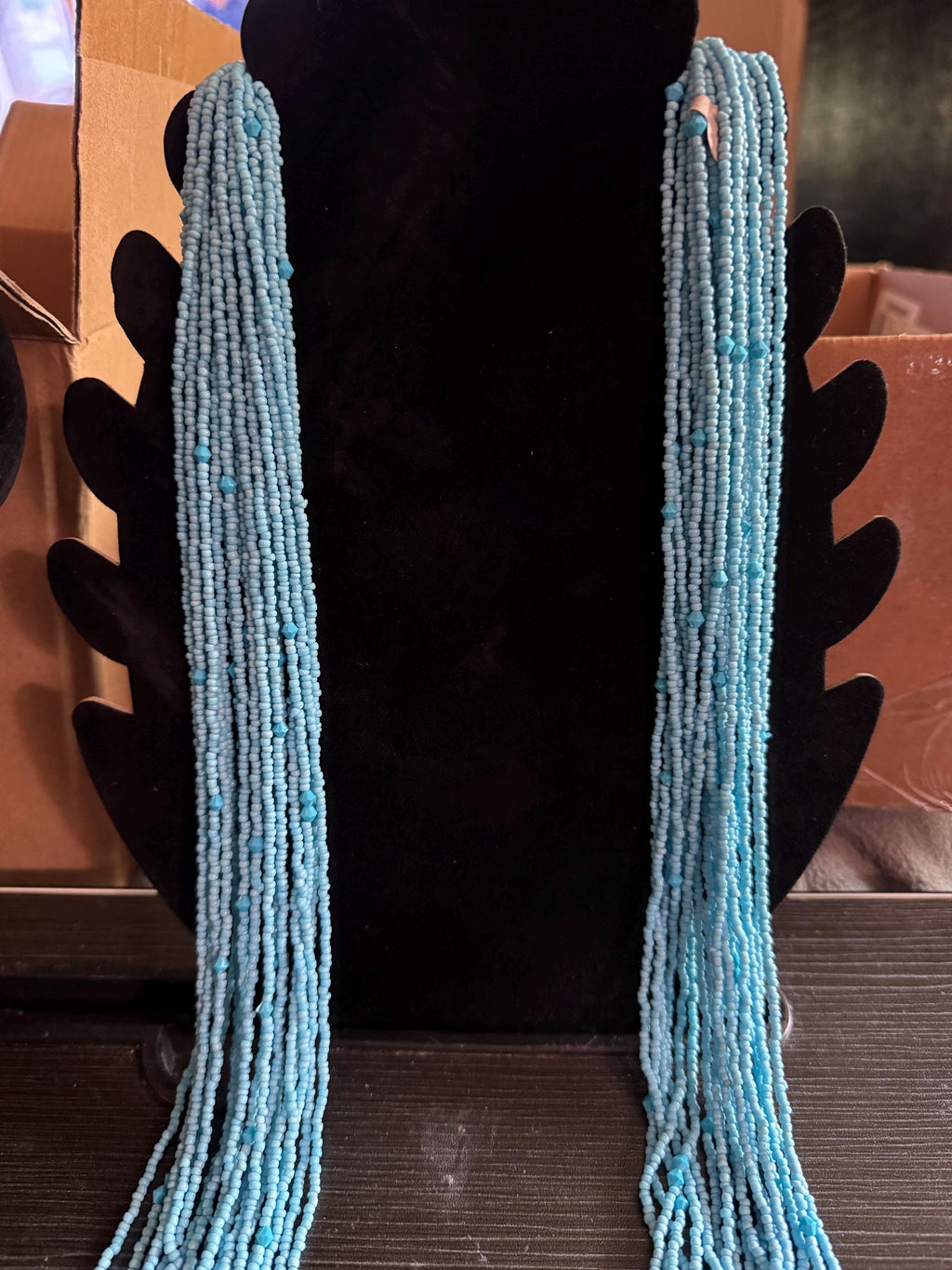 Beautiful Beaded Necklace/Scarf.