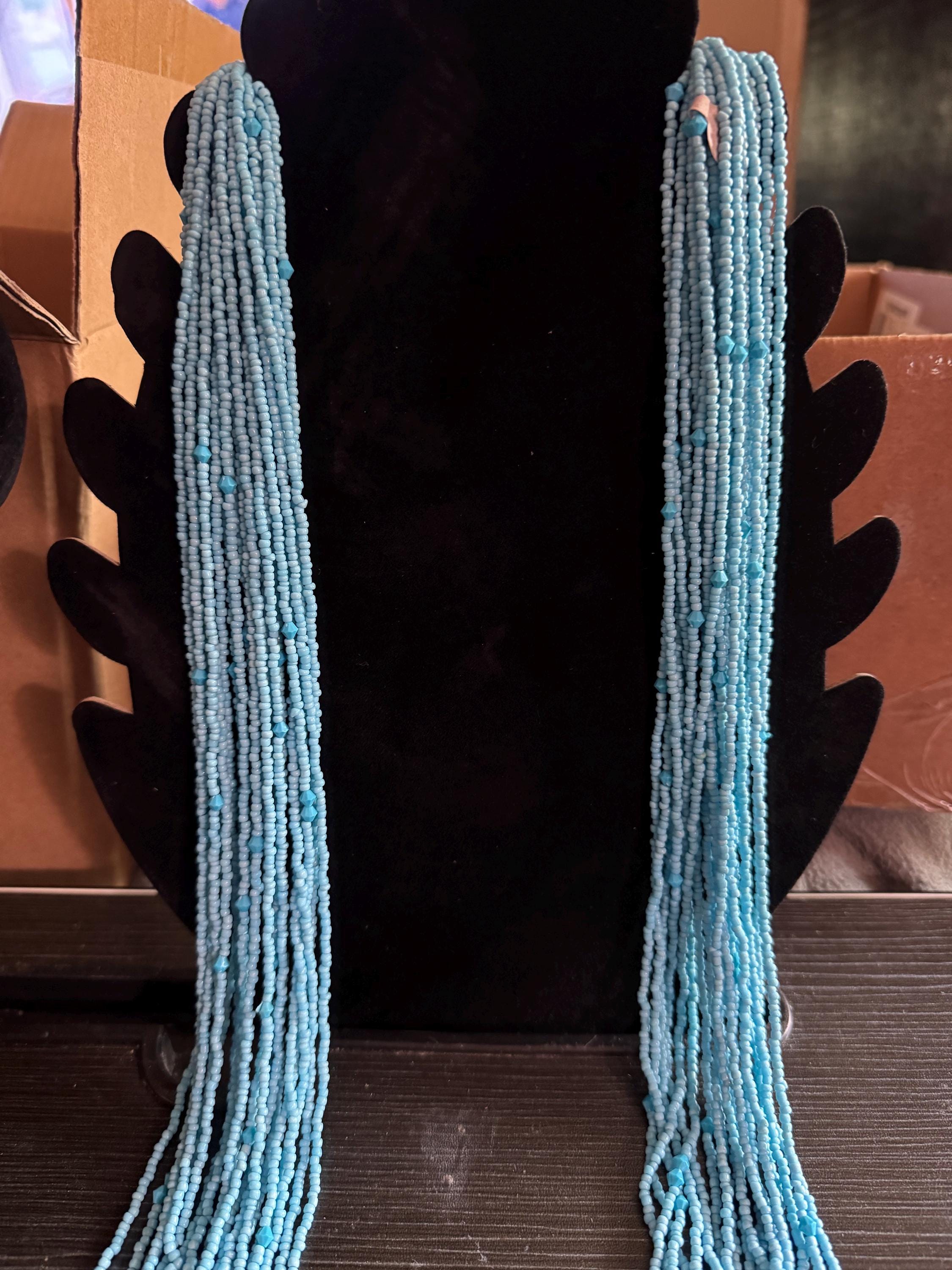 Beautiful Beaded Necklace/Scarf.